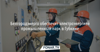 «Белгородэнерго» обеспечит электроэнергией промышленный парк в Губкине