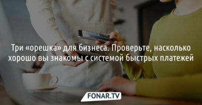 Три «орешка» для бизнеса. Насколько хорошо вы знакомы с системой быстрых платежей [тест «Фонаря» и Банка России]