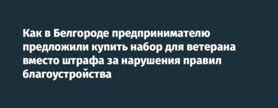 Подарок для предпринимателя. История белгородского бизнесмена, которому вместо штрафа выписали счёт на имя другого предпринимателя