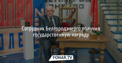 Сотруднику «Белгородэнерго» присвоили звание «Заслуженный энергетик РФ»