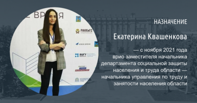 Руководителя белгородского управления по труду и занятости понизили в должности