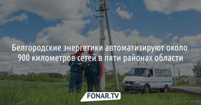 Белгородские энергетики автоматизируют около 900 километров сетей в пяти районах области